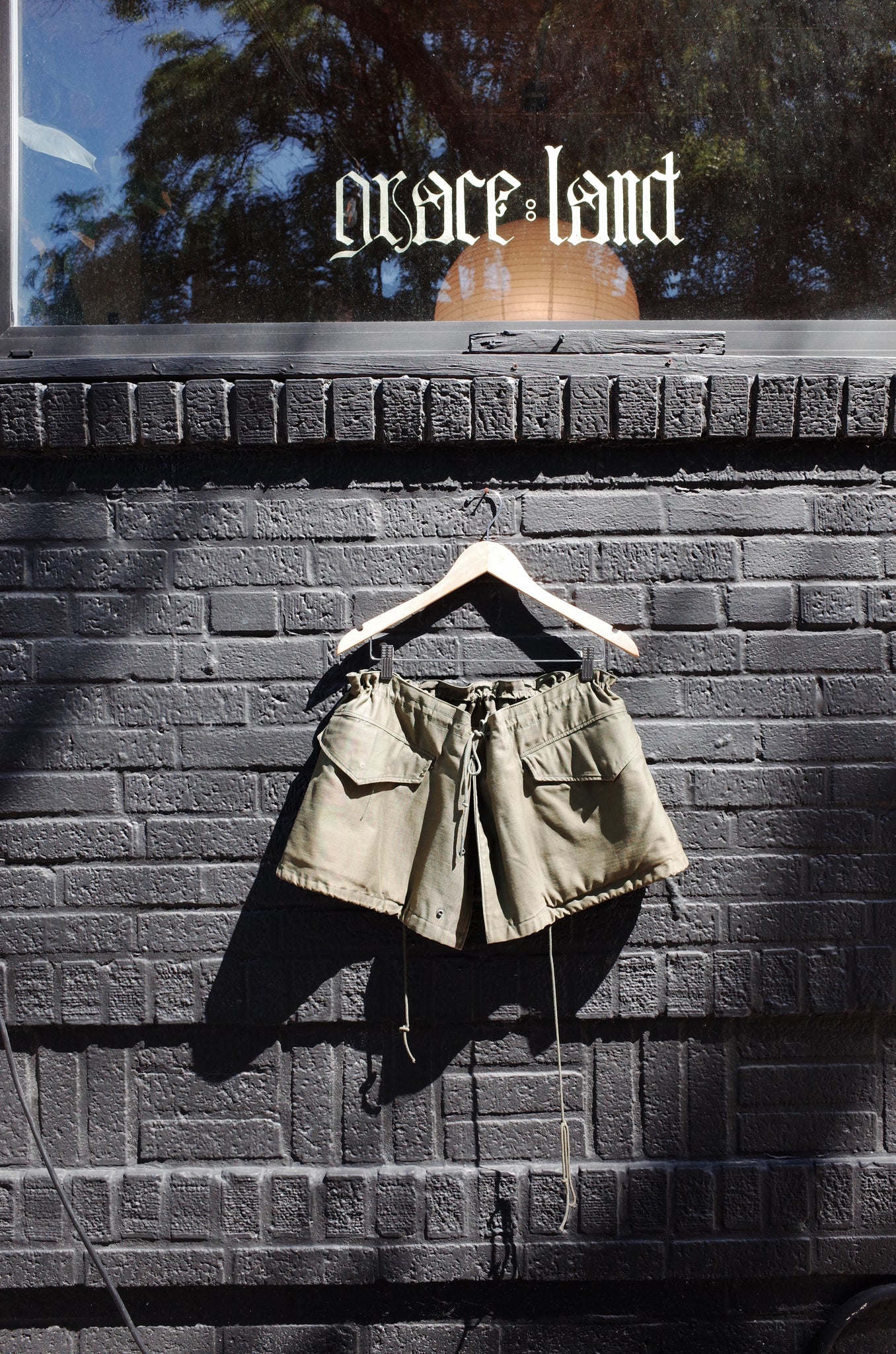 REWORK CROP FATIGUE MINI SKIRT